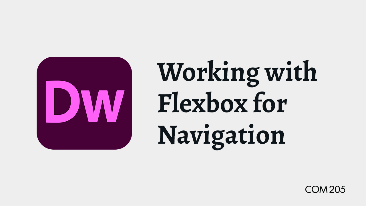 Video flexbox nav